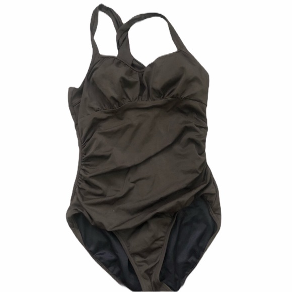 Lands' End Other - Land’s End Brown one piece swim suit